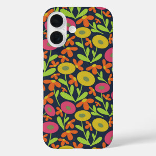 Coques iPhone 16 60s Retro Summer Neon