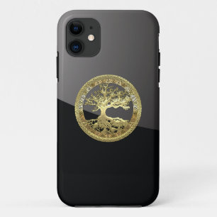 Etui iPhone Case-Mate [68] Golden Celtic Tree of Life