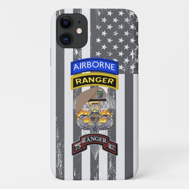 Coques Case-Mate iPhone 75e régiment de Rangers "Sua Sponte" (Dos)