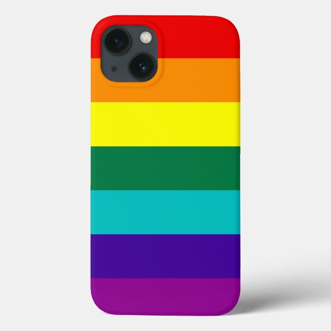 Coques Case-Mate iPhone 7 bandes Rainbow Pride (Verso)