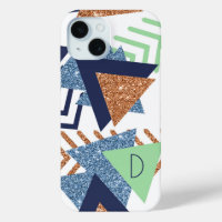 80s Colorful Abstrait | Monogramme de la palette l