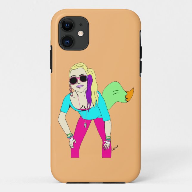 Coques Case-Mate iPhone 80s foxy fille (Dos)