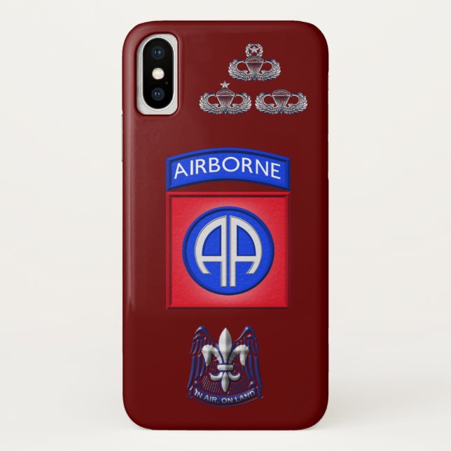 Coques Case-Mate iPhone 82e division aéroportée "All Way" (Dos)