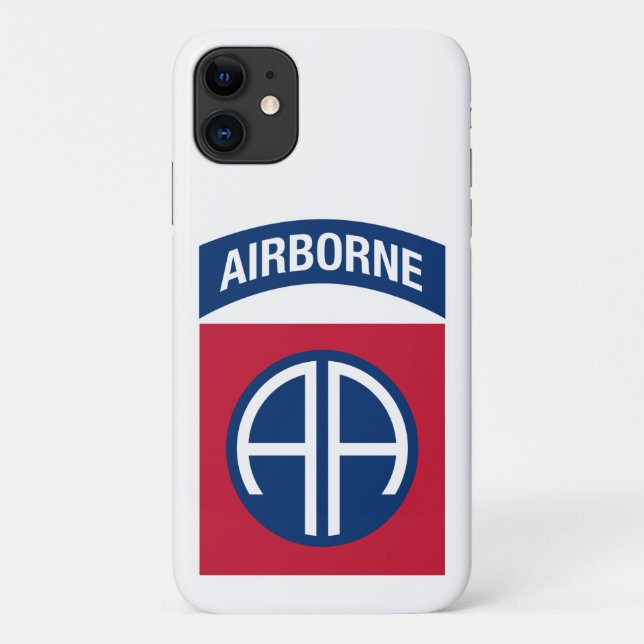 Coques Case-Mate iPhone 82e division aéroportée Insignia (Dos)