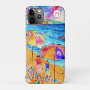 Case-Mate iPhone Case *~* 8 Aquarelle Mer Plage Sable Parapluie