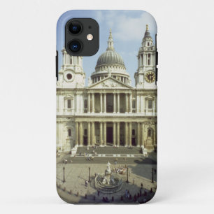 Coque iPhone 11 À l'ouest avant de la cathédrale de St Paul, con
