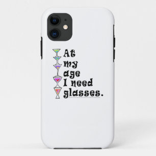 Etui iPhone Case-Mate À mon âge, j'ai besoin de LUNETTES (Humour de cock