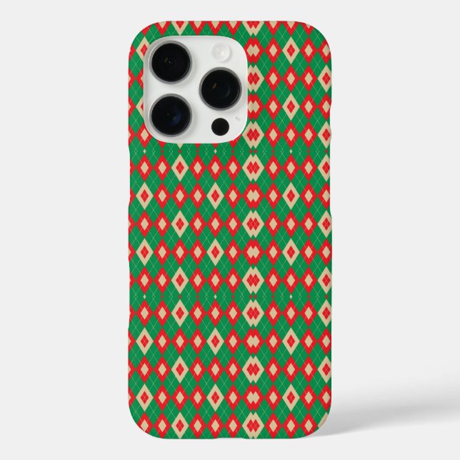 Coques Case-Mate iPhone A phone case featuring a vibrant geometric pattern (Verso)