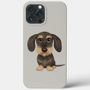 Case-Mate iPhone Case À poils durs Dachshund Teckel de chien de caric