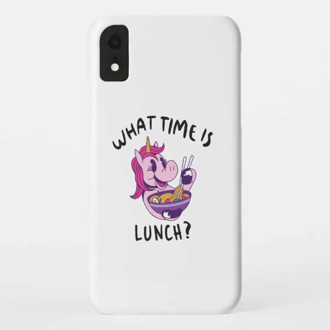 Coques Case-Mate iPhone À quelle heure est le déjeuner (Dos)