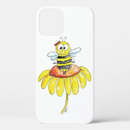 Case-Mate iPhone Case Abeille blanche mignonne sur une fleur