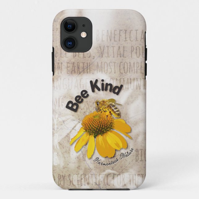 Coques Case-Mate iPhone Abeille - Nature Harmonieuse (Dos)