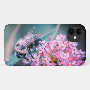 Case-Mate iPhone Case Abeille sur une floraison rose