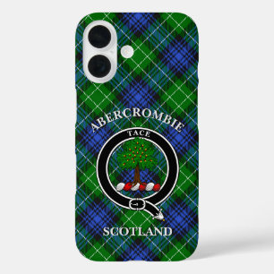 Coques iPhone 16 Abercrombie Clan Badge & Tartan Personnalisé