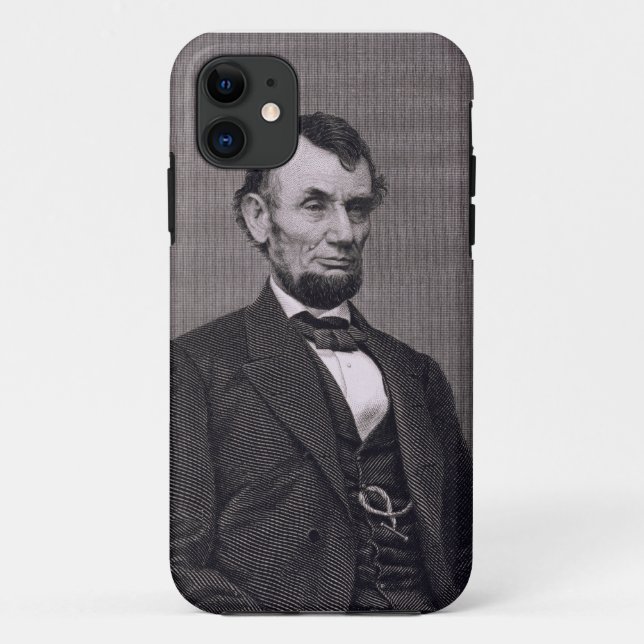 Coques Case-Mate iPhone Abraham Lincoln, gravé d'une photographie va le (Dos)