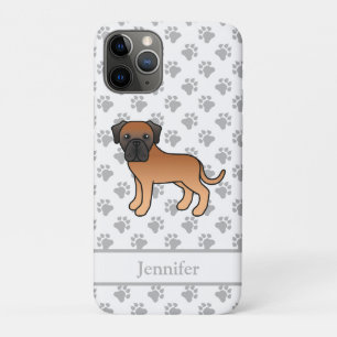 Case-Mate iPhone Case Abricot Mastiff Anglais Chien de Dessin Animé Mign