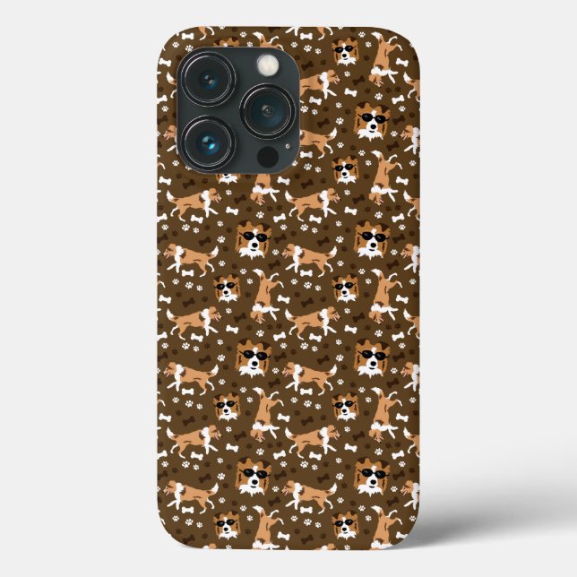 Coques Case-Mate iPhone Abris Shetland Sheepdog Mini Collie Brown (Verso)