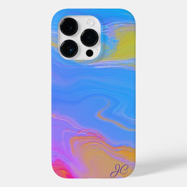 Coques Case-Mate iPhone Abstract Acrylic Flow (Verso)