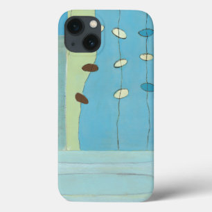 iPhone 13 Case Abstract Blue Egg Parade
