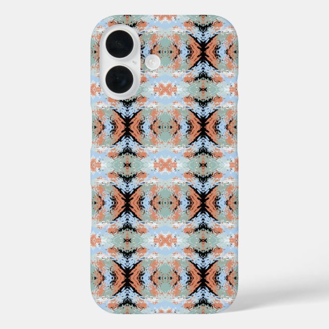 Coques Case-Mate iPhone Abstract Split Ends Pattern And Soft Pastels (Verso)