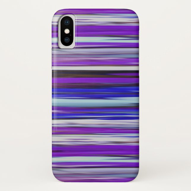 Coques Case-Mate iPhone Abstrait #2 : Flou ultraviolet (Dos)