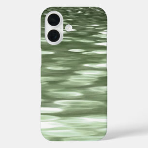 Coques iPhone 16 Abstrait #3 : Coque-Mate vert olive