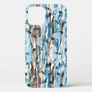 Case-Mate iPhone Case Abstrait aquarelle musique note motif.