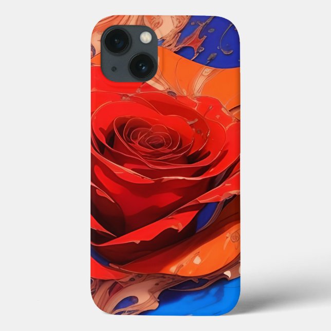 Coques Case-Mate iPhone Abstrait artistique Rose marbré (Verso)