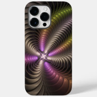 Abstrait brillant Trippy coloré 3D Fractal Art