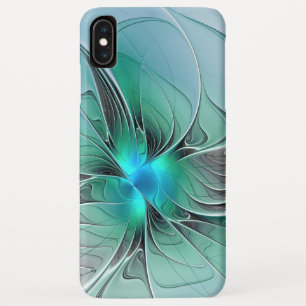 Case-Mate iPhone Case Abstrait De Bleu, Art Fractal Moderne