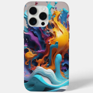 Coque iPhone 15 Pro Max Abstrait : Faites de votre téléphone une oeuvre d'