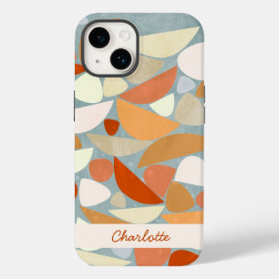 Coque Pour iPhone 14 Abstrait géométrique moderne personnalisée