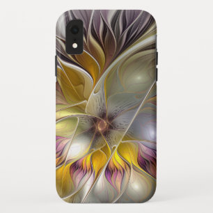 Case-Mate iPhone Case Abstrait Imaginaire coloré Fleur moderne Fractal
