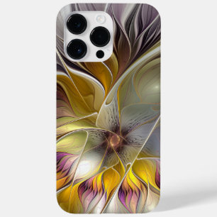 Coque Pour Pour iPhone 14 Pro Max Abstrait Imaginaire coloré Fleur moderne Fractal