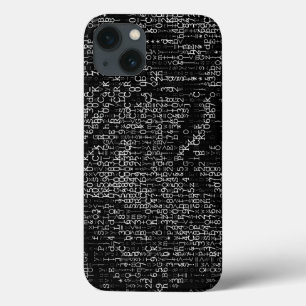Case-Mate iPhone Case Abstrait numérique noir et blanc
