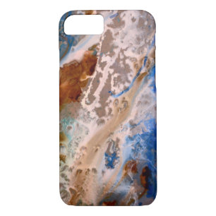 Coque Case-Mate Pour iPhone Abstrait plage de sable motif motif en mousse d'ea