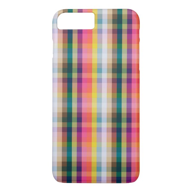 Coques Case-Mate iPhone Abstrait Scottish Plaid (Dos)