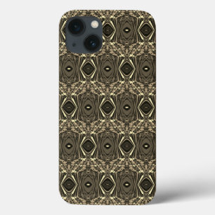 Case-Mate iPhone Case Abstrait Twirl Pinched Half Brick / Sepia