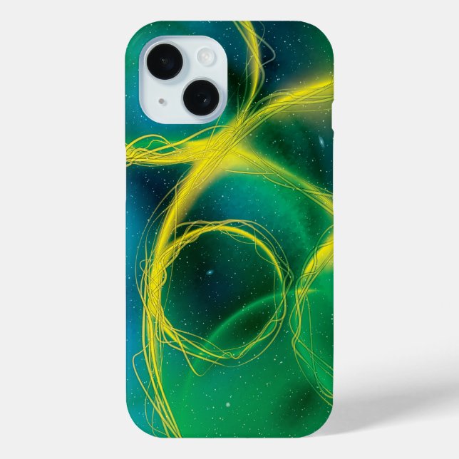 Coques Case-Mate iPhone Abstrait verdâtre (Verso)
