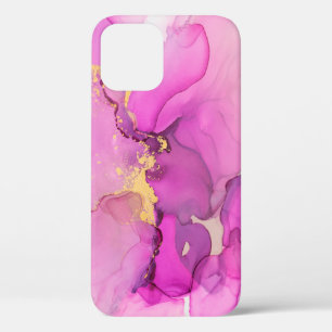Case-Mate iPhone Case Abstrait violet, lilas, rose, arrière - plan or, w
