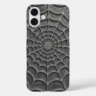 Coques iPhone 16 Plus Abstrait Web de spirale radiante