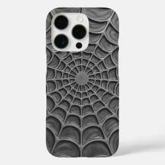 Coques iPhone 16 Pro Abstrait Web de spirale radiante