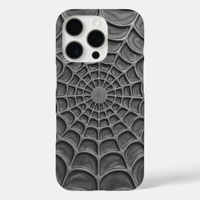 Coques Case-Mate iPhone Abstrait Web de spirale radiante (Verso)