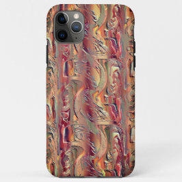 Case-Mate iPhone Case Abstrato entalhado em salmão e vermelho gradiente