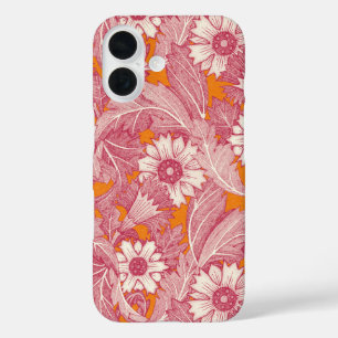 Coques iPhone 16 acanthus viva magenta satsuma