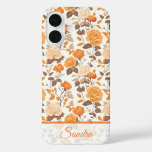 Coques iPhone 16 Accessoires Classiques pour Femmes Nom de Rose