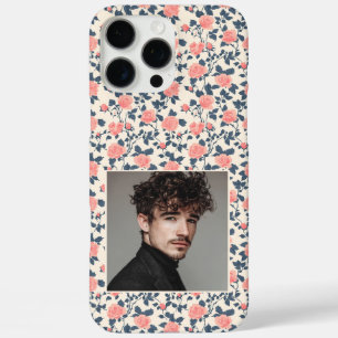Coques iPhone 16 Pro Max Accessoires élégants pour femmes Rose Floral Perso