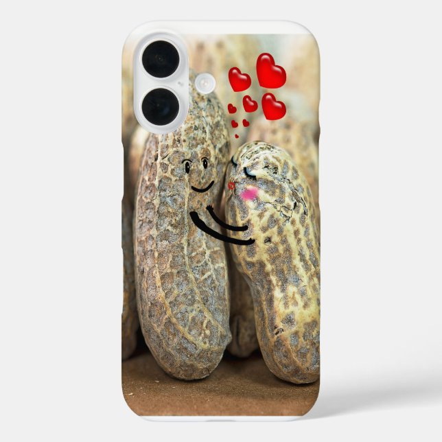 Coques Case-Mate iPhone Accrocher Des cacahuètes Au Coeur Rouge (Verso)