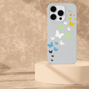 Coques iPhone 16 Pro Ace Agender Pride Butterfly Trail