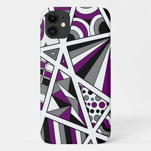 Coques Case-Mate iPhone Ace Asexuel Pride Zen Doodle (Dos)